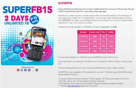 superfb15|Globe Telecom .